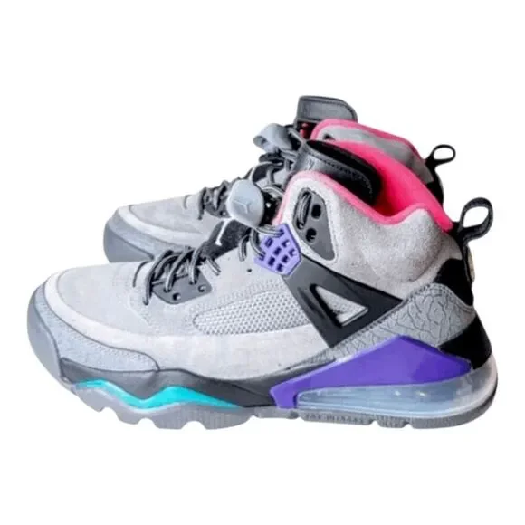 NIKE Air Jordan Spizike 270 Boot 'Smoke Grey' Sneakers Size 8.5 - Picture 3 of 9